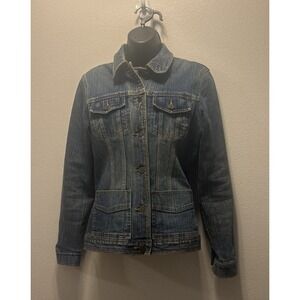 Women's Eddie Bauer Authentic Outdoor Outfitter Demin Jacket‎ Size SMALL